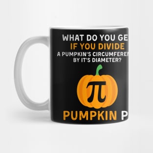 Funny Halloween Costume Math Teacher Pumpkin PI Men Adult Mug